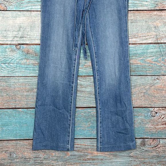 Parker Smith Blue Jeans High Rise Slouchy Belt Tie 26 - Picture 3 of 8